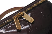 Load image into Gallery viewer, 新品同様 LOUIS VUITTON ルイヴィトン ジュエルケース モノグラム ヴェルニ アマラント M91272 ブラウン ジュエリーボックス 中古 4b012850