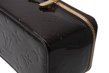 Load image into Gallery viewer, 新品同様 LOUIS VUITTON ルイヴィトン ジュエルケース モノグラム ヴェルニ アマラント M91272 ブラウン ジュエリーボックス 中古 4b012850
