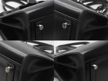 Load image into Gallery viewer, 新品同様 HERMES エルメス バーキン30 セリエ 外縫い ハンドバッグ B刻印 ヴォーエプソン ブラック シルバー金具 中古 4b012855