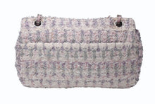 Load image into Gallery viewer, CHANEL シャネル マトラッセ25 Sフラップ Wチェーンショルダーバッグ 25番台 ツイード ココマーク マルチカラー 美品 中古 4b012859