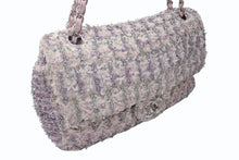 Load image into Gallery viewer, CHANEL シャネル マトラッセ25 Sフラップ Wチェーンショルダーバッグ 25番台 ツイード ココマーク マルチカラー 美品 中古 4b012859