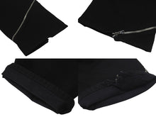 画像をギャラリービューアに読み込む, ALAIA アライア SPIRALE スピラーレ ジーンズ デニムパンツ AA9P0295D003A サイズ34 螺旋ジップ ブラック 美品 中古 4b001286