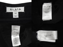 画像をギャラリービューアに読み込む, ALAIA アライア SPIRALE スピラーレ ジーンズ デニムパンツ AA9P0295D003A サイズ34 螺旋ジップ ブラック 美品 中古 4b001286