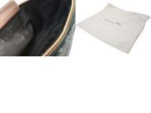 Load image into Gallery viewer, Christian Dior クリスチャンディオール サドルポーチ ワンショルダーバッグ MC 0071 カーキ トロッター柄 ガリアーノ期 美品 中古 4b012862