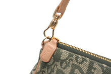 Load image into Gallery viewer, Christian Dior クリスチャンディオール サドルポーチ ワンショルダーバッグ MC 0071 カーキ トロッター柄 ガリアーノ期 美品 中古 4b012862