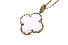 画像をギャラリービューアに読み込む, 極美品 Van Cleef&amp;Arpels ヴァンクリーフ&amp;アーペル マジック アルハンブラ ロングネックレス 1モチーフ VCARO49L00 18k ゴールド 中古 4b001289