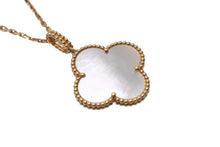画像をギャラリービューアに読み込む, 極美品 Van Cleef&amp;Arpels ヴァンクリーフ&amp;アーペル マジック アルハンブラ ロングネックレス 1モチーフ VCARO49L00 18k ゴールド 中古 4b001289