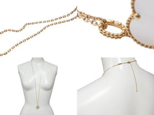 画像をギャラリービューアに読み込む, 極美品 Van Cleef&amp;Arpels ヴァンクリーフ&amp;アーペル マジック アルハンブラ ロングネックレス 1モチーフ VCARO49L00 18k ゴールド 中古 4b001289