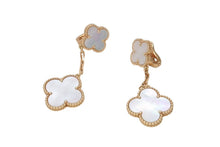 画像をギャラリービューアに読み込む, 極美品 Van Cleef&amp;Arpels ヴァンクリーフ&amp;アーペル マジック アルハンブラ イヤリング ピアス モチーフ VCARD78800 18k 15.1g ゴールド 中古 4b001290