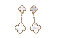 画像をギャラリービューアに読み込む, 極美品 Van Cleef&amp;Arpels ヴァンクリーフ&amp;アーペル マジック アルハンブラ イヤリング ピアス モチーフ VCARD78800 18k 15.1g ゴールド 中古 4b001290