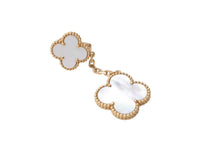 画像をギャラリービューアに読み込む, 極美品 Van Cleef&amp;Arpels ヴァンクリーフ&amp;アーペル マジック アルハンブラ イヤリング ピアス モチーフ VCARD78800 18k 15.1g ゴールド 中古 4b001290