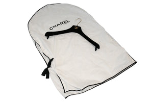 新品未使用 CHANEL シャネル メッシュ ポリアミド パーカー ブラック P60972V46493 サイズ42 中古 4b013372
