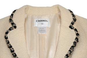 新品未使用 CHANEL シャネル メッシュ ポリアミド パーカー ブラック P60972V46493 サイズ42 中古 4b013372