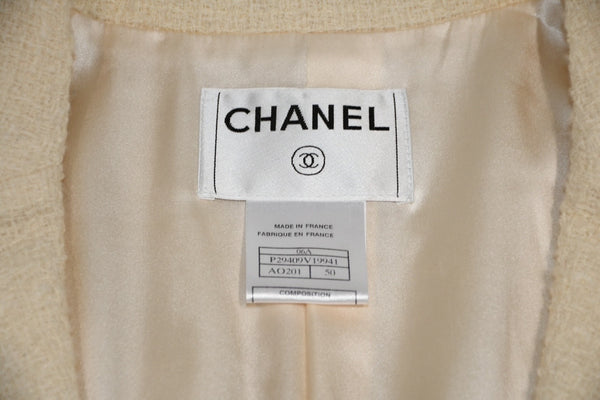 新品未使用 CHANEL シャネル メッシュ ポリアミド パーカー ブラック P60972V46493 サイズ42 中古 4b013372