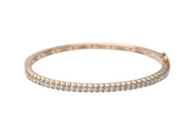 Load image into Gallery viewer, Bijou de M ビジュードエム Diamond Bangle MIOHARUTAKA ダイヤバングル D0.95ct 重量約8.7g K14 ゴールド ダイヤモンド サイズ14cm 良品 中古 4b001294