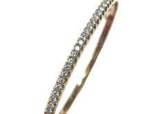 Load image into Gallery viewer, Bijou de M ビジュードエム Diamond Bangle MIOHARUTAKA ダイヤバングル D0.95ct 重量約8.7g K14 ゴールド ダイヤモンド サイズ14cm 良品 中古 4b001294
