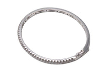 画像をギャラリービューアに読み込む, Bijou de M ビジュードエム Diamond Bangle ダイヤバングル D0.95ct MIOHARUTAKA 重量約8.6g K14 ホワイトゴールド ダイヤモンド サイズ14cm 美品 中古 4b001295