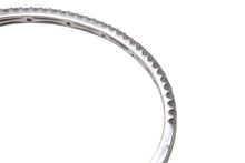 画像をギャラリービューアに読み込む, Bijou de M ビジュードエム Diamond Bangle ダイヤバングル D0.95ct MIOHARUTAKA 重量約8.6g K14 ホワイトゴールド ダイヤモンド サイズ14cm 美品 中古 4b001295