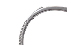 画像をギャラリービューアに読み込む, Bijou de M ビジュードエム Diamond Bangle ダイヤバングル D0.95ct MIOHARUTAKA 重量約8.6g K14 ホワイトゴールド ダイヤモンド サイズ14cm 美品 中古 4b001295