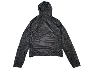 極美品 CHROME HEARTS クロムハーツ ANIMAL BOY ラージダガー ナイロン ジャケット クロスパッチ サイズS 中古 4b013049