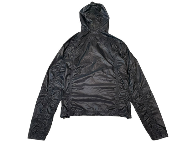 極美品 CHROME HEARTS クロムハーツ ANIMAL BOY ラージダガー ナイロン ジャケット クロスパッチ サイズS 中古 4b013049