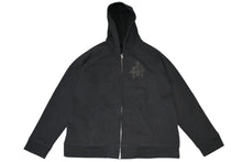 Load image into Gallery viewer, 新品未使用 CHROME HEARTS クロムハーツ ジップアップフーディー パーカー クロスパッチ プリント サイズXXL グレー 中古 4b012991