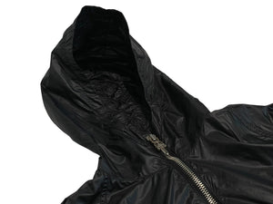 極美品 CHROME HEARTS クロムハーツ ANIMAL BOY ラージダガー ナイロン ジャケット クロスパッチ サイズS 中古 4b013049