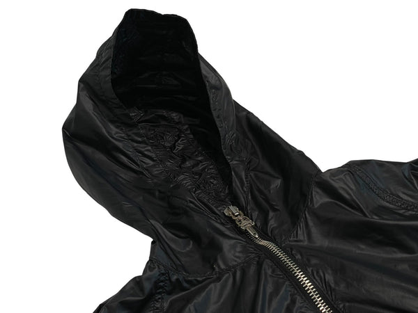 極美品 CHROME HEARTS クロムハーツ ANIMAL BOY ラージダガー ナイロン ジャケット クロスパッチ サイズS 中古 4b013049