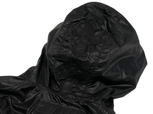 極美品 CHROME HEARTS クロムハーツ ANIMAL BOY ラージダガー ナイロン ジャケット クロスパッチ サイズS 中古 4b013049