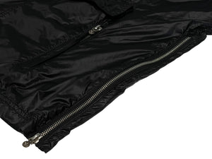 極美品 CHROME HEARTS クロムハーツ ANIMAL BOY ラージダガー ナイロン ジャケット クロスパッチ サイズS 中古 4b013049