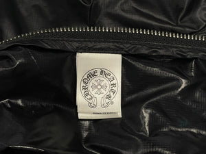 極美品 CHROME HEARTS クロムハーツ ANIMAL BOY ラージダガー ナイロン ジャケット クロスパッチ サイズS 中古 4b013049