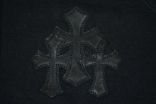 Load image into Gallery viewer, 新品未使用 CHROME HEARTS クロムハーツ ジップアップフーディー パーカー クロスパッチ プリント サイズXXL グレー 中古 4b012991