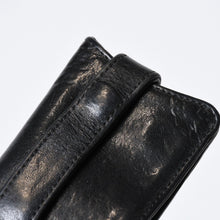 Load image into Gallery viewer, CHROME HEARTS クロムハーツ キーケース クロスボール ブラック レザー シルバー925 中古 4b013012