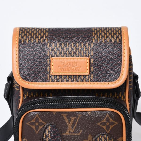 極美品 LOUIS VUITTON ルイヴィトン アマゾン メッセンジャーショルダーバッグ N40357 ダミエジャイアント NIGO LVスクエアード 中古 4b013599