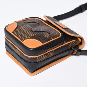 極美品 LOUIS VUITTON ルイヴィトン アマゾン メッセンジャーショルダーバッグ N40357 ダミエジャイアント NIGO LVスクエアード 中古 4b013599