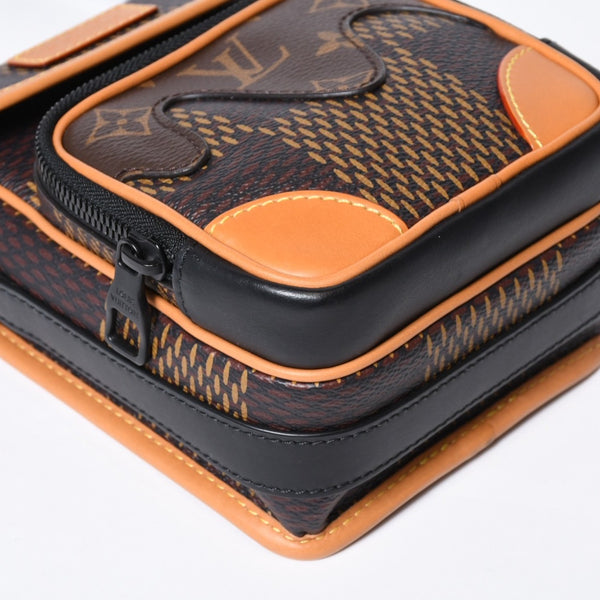 極美品 LOUIS VUITTON ルイヴィトン アマゾン メッセンジャーショルダーバッグ N40357 ダミエジャイアント NIGO LVスクエアード 中古 4b013599