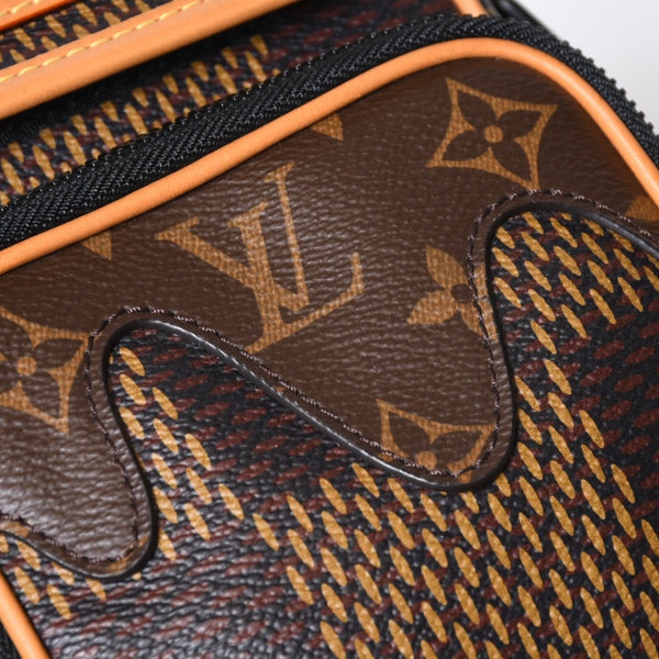 極美品 LOUIS VUITTON ルイヴィトン アマゾン メッセンジャーショルダーバッグ N40357 ダミエジャイアント NIGO LVスクエアード 中古 4b013599