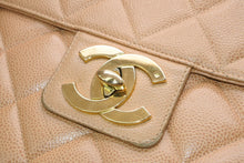 Load image into Gallery viewer, CHANEL シャネル ブリーフケース ビジネスバッグ A02794 ココマーク キャビアスキン ベージュ ゴールド金具 良品 中古 4b012454