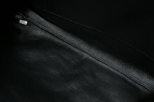 新品同様 CHANEL シャネル トートバッグ 24番台 ココマーク オリラグファー カーフスキン ブラック ガンメタ金具 中古 4b013015