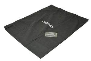新品同様 CHANEL シャネル トートバッグ 24番台 ココマーク オリラグファー カーフスキン ブラック ガンメタ金具 中古 4b013015