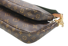 Load image into Gallery viewer, 極美品 LOUIS VUITTON ルイヴィトン モノグラム ミュルティポシェット アクセソワール カーキ ショルダーバッグ M44813 中古 4b013041