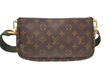 Load image into Gallery viewer, 極美品 LOUIS VUITTON ルイヴィトン モノグラム ミュルティポシェット アクセソワール カーキ ショルダーバッグ M44813 中古 4b013041
