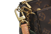 Load image into Gallery viewer, 極美品 LOUIS VUITTON ルイヴィトン モノグラム ミュルティポシェット アクセソワール カーキ ショルダーバッグ M44813 中古 4b013041