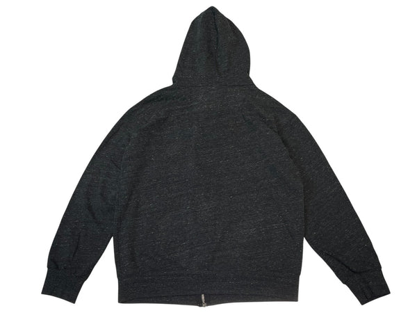 CHROME HEARTS クロムハーツ 霜降り パーカー ダガージップ プリント グレー サイズL 美品 中古 4b013054