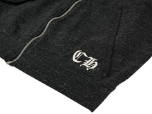 Load image into Gallery viewer, CHROME HEARTS クロムハーツ 霜降り パーカー ダガージップ プリント グレー サイズL 美品 中古 4b013054