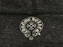 Load image into Gallery viewer, CHROME HEARTS クロムハーツ 霜降り パーカー ダガージップ プリント グレー サイズL 美品 中古 4b013054