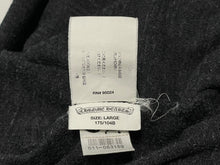 Load image into Gallery viewer, CHROME HEARTS クロムハーツ 霜降り パーカー ダガージップ プリント グレー サイズL 美品 中古 4b013054