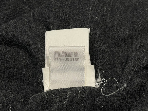 CHROME HEARTS クロムハーツ 霜降り パーカー ダガージップ プリント グレー サイズL 美品 中古 4b013054