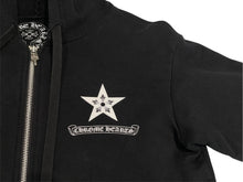 Load image into Gallery viewer, CHROME HEARTS クロムハーツ スター プリント パーカー ダガージップ グレー サイズS 美品 中古 4b0130543