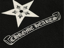 Load image into Gallery viewer, CHROME HEARTS クロムハーツ スター プリント パーカー ダガージップ グレー サイズS 美品 中古 4b0130543